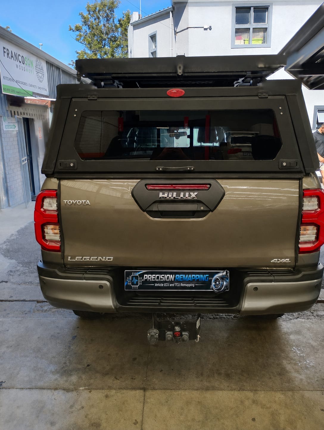 Toyota Hilux Legend 4x4 with Precision Remapping plate